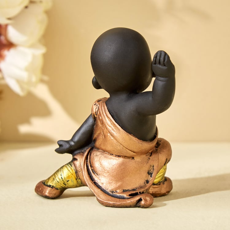 Corsica Fiesta Polyresin Monk Kung Fu Figurine