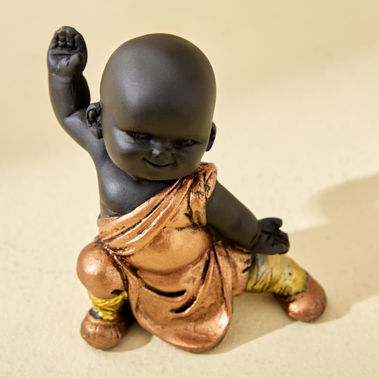 Corsica Fiesta Polyresin Monk Kung Fu Figurine