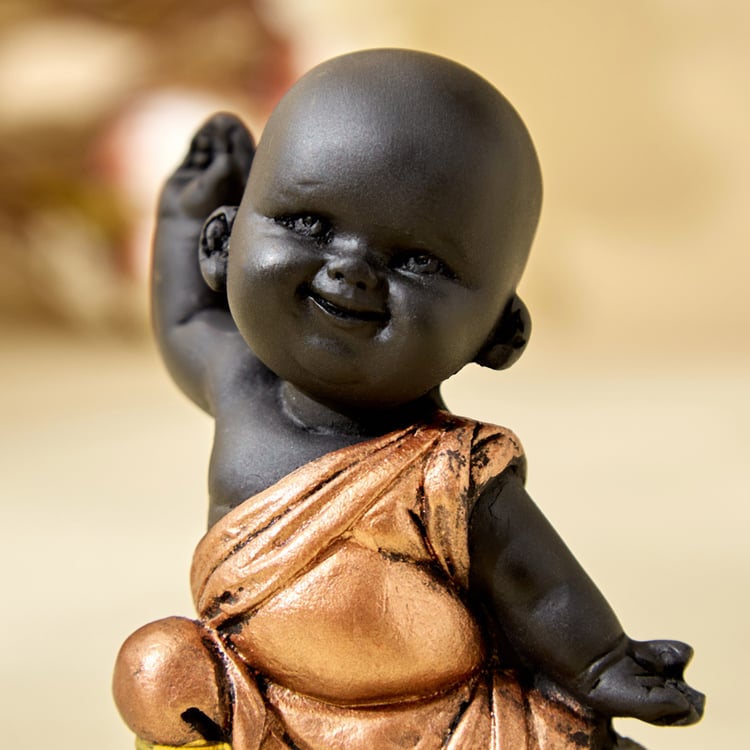 Corsica Fiesta Polyresin Monk Kung Fu Figurine