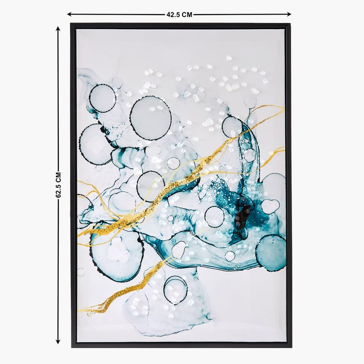 Artistry Abstract Canvas Bubbles Picture Frame - 42.5x62.5cm