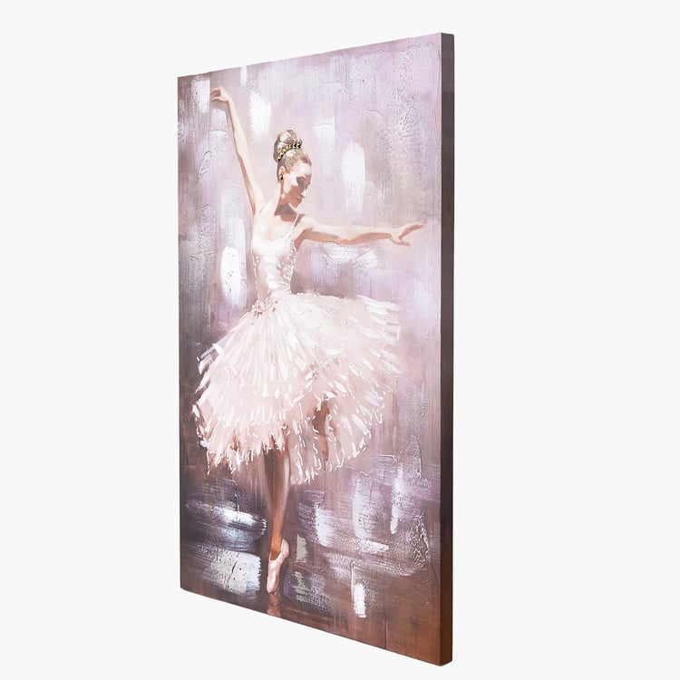 Artistry Ballerino Canvas Dancing Girl Picture Frame - 60x90cm