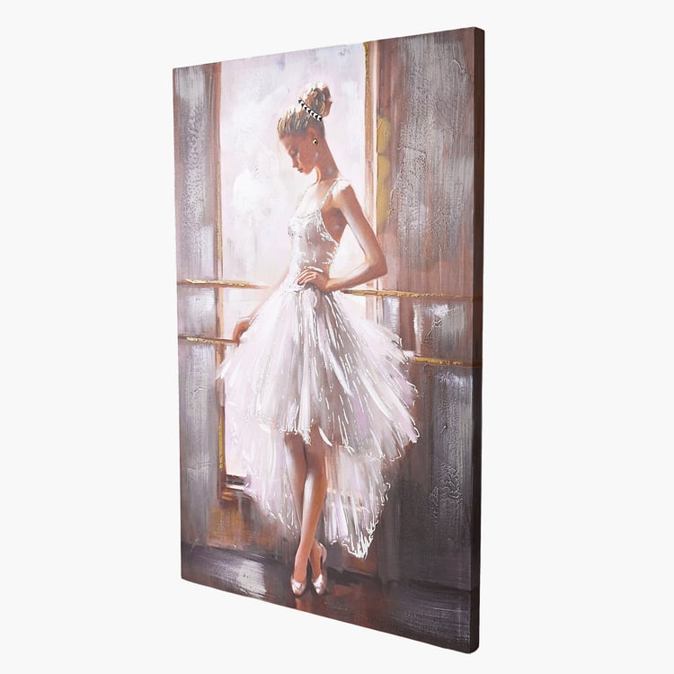 Artistry Ballerino Canvas Dancing Girl Picture Frame - 60x90cm