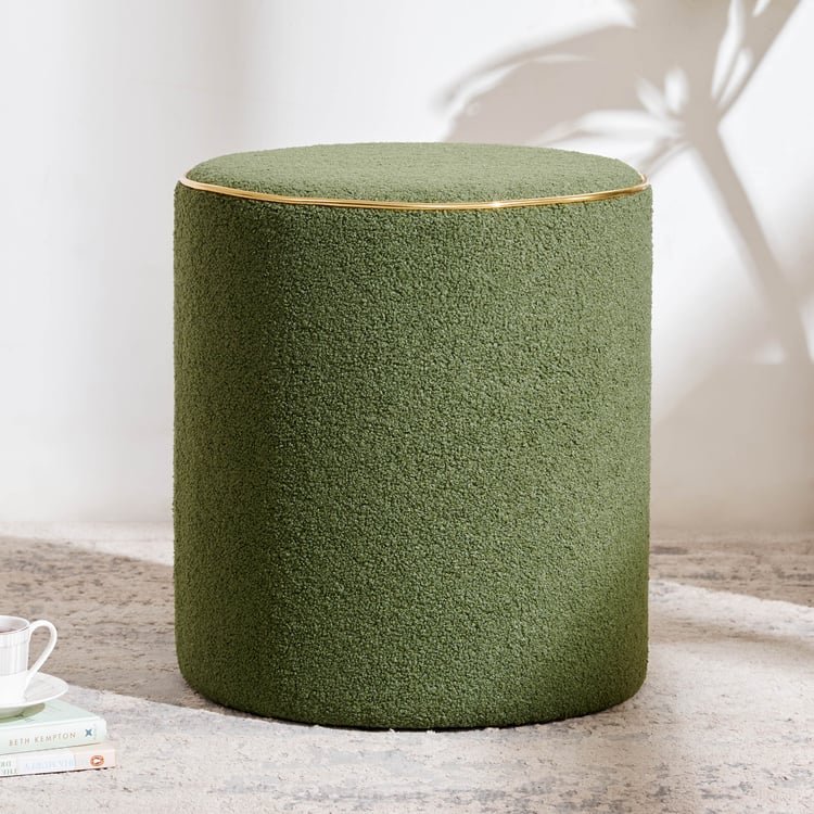 Murphy NXT Velvet Ottoman - Green