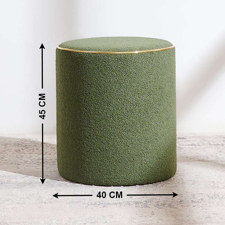 Murphy NXT Velvet Ottoman - Green