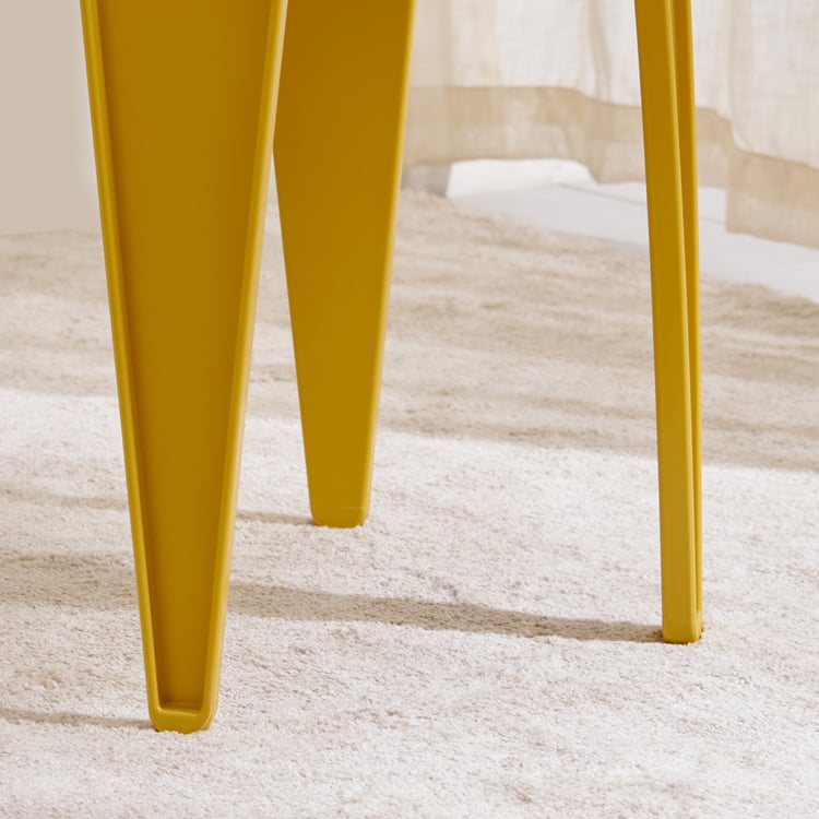 Winfred Polypropylene Stool - Yellow