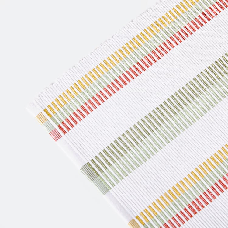 Drake Harvey Cotton Striped Table Runner