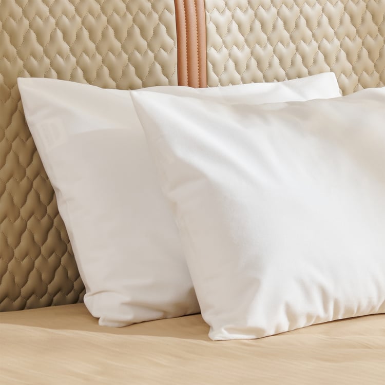 Corsica Terry Set of 2 Cotton Pillow Protectors - 70x45cm