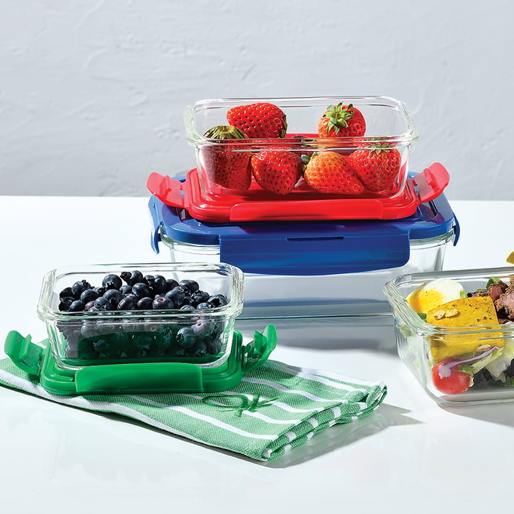 Buy UNITED COLORS OF BENETTON Rainbow Glass Food Container - 840ml from ...