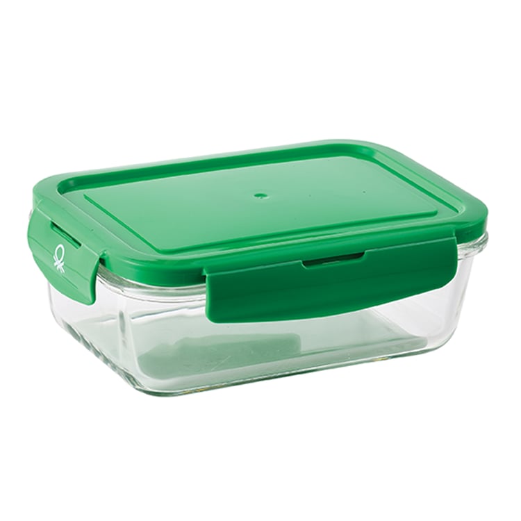 Buy UNITED COLORS OF BENETTON Rainbow Glass Food Container - 840ml from ...