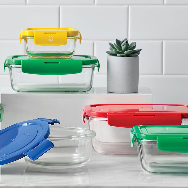 Buy United Colors Of Benetton Rainbow Glass Food Container - 840ml From 