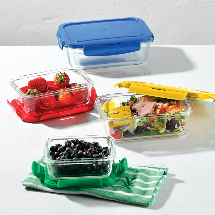 Buy UNITED COLORS OF BENETTON Rainbow Glass Food Container - 840ml from ...