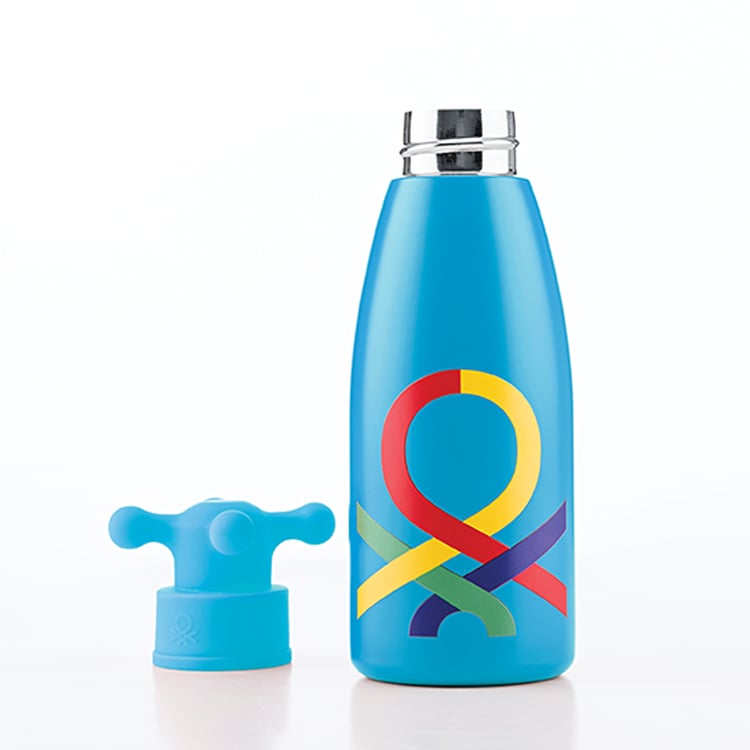 UNITED COLORS OF BENETTON Rainbow Stainless Steel Water Bottle - 500ml