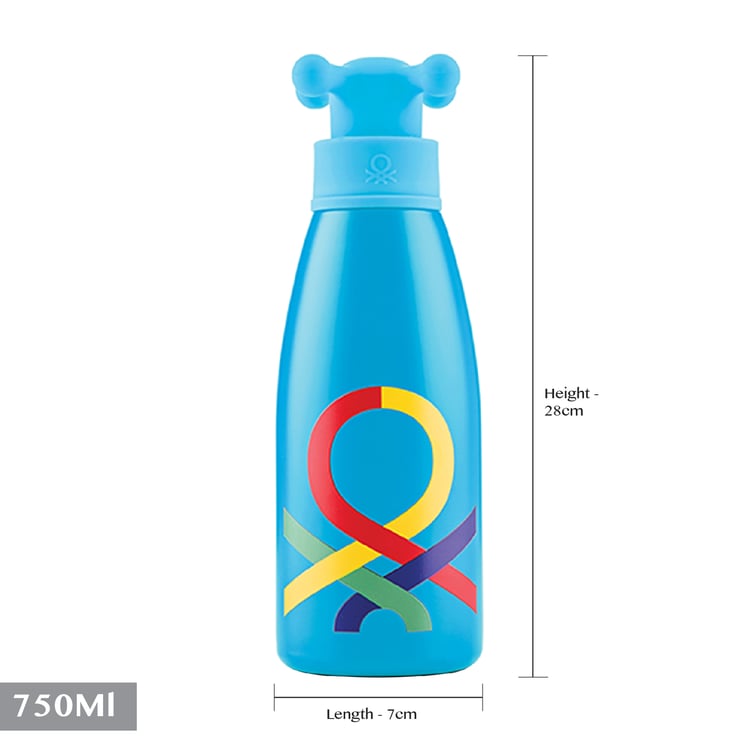 UNITED COLORS OF BENETTON Rainbow Stainless Steel Water Bottle - 750ml