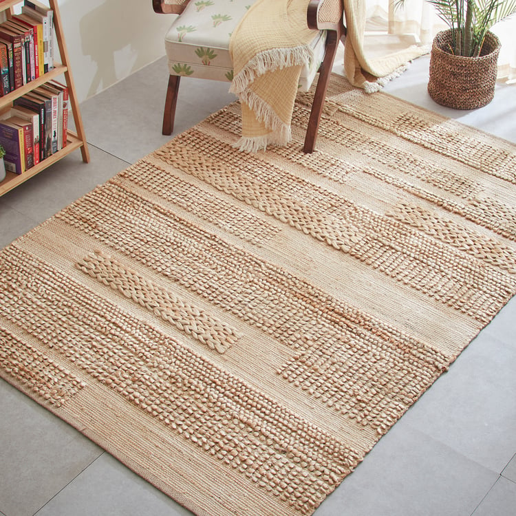 Natura Jute Woven Carpet - 210x150cm