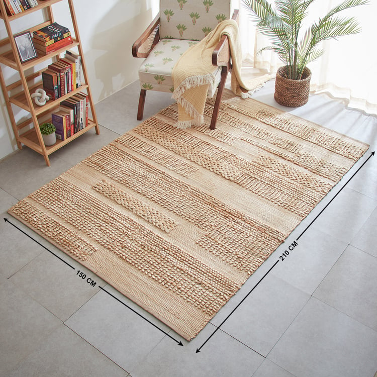 Natura Jute Woven Carpet - 210x150cm