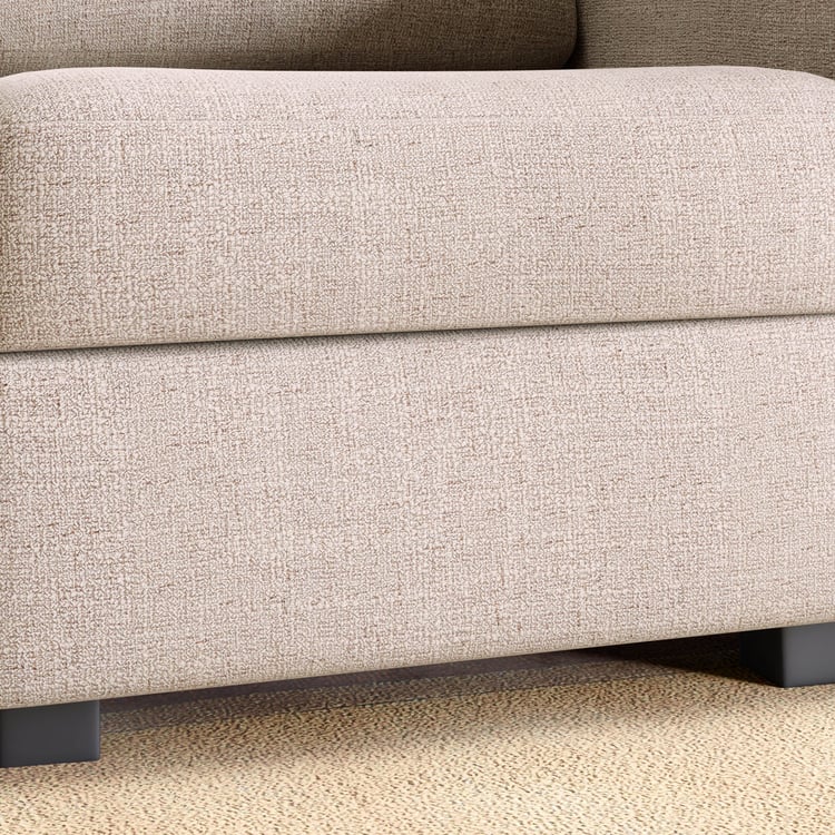 Wells Fabric 1-Seater Sofa - Beige