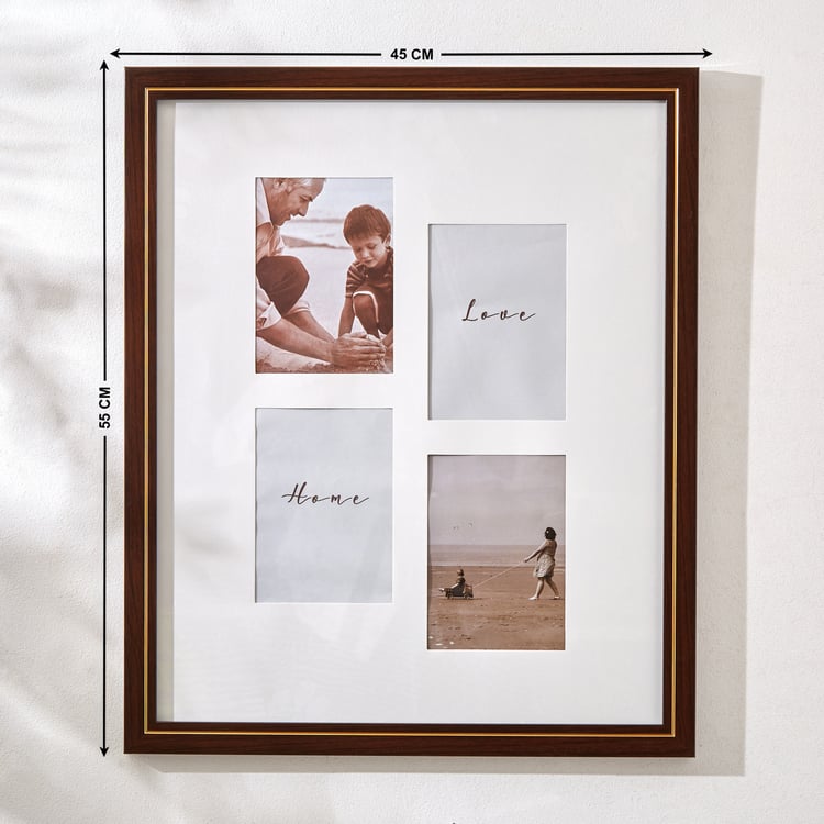 Photomontage Monochrome Wooden Photo Frame - 45x55cm