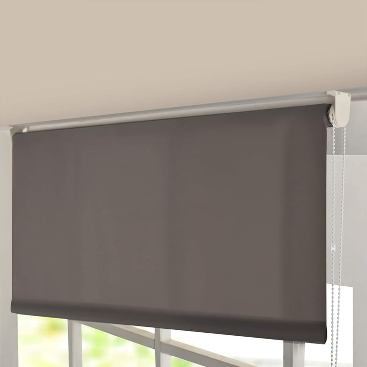 DECO WINDOW Grey Translucent Roller Blind - 56x84"