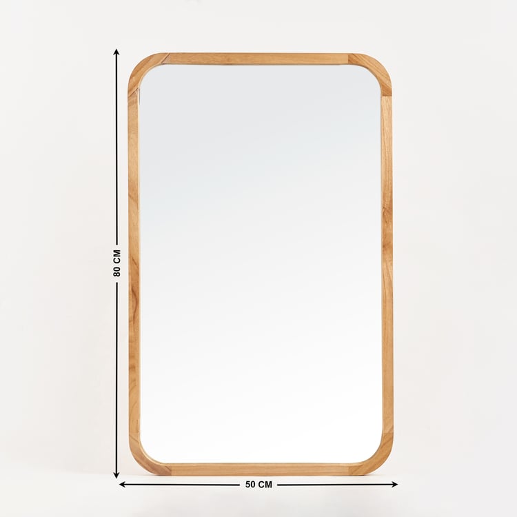 Reflection Spinney Wooden Rectangular Mirror - 50x80cm