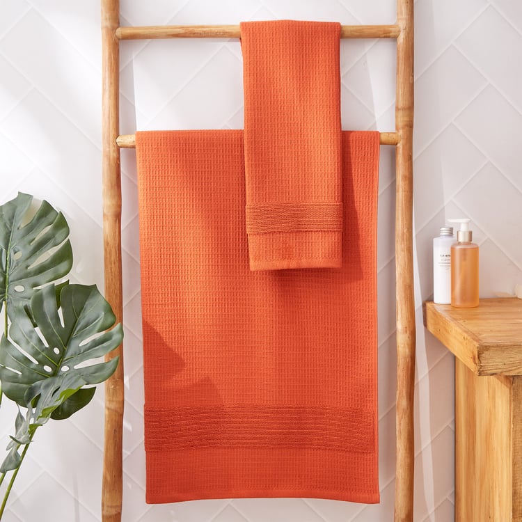 Nova Townsquare Waffle Cotton Bath Towel - 140x70cm