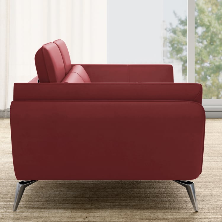 Marcello Half Leather 2-Seater Sofa - Customized Sofa