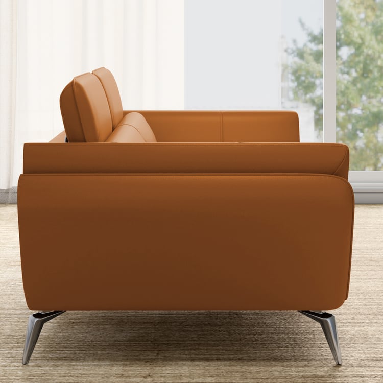 Marcello Half Leather 2-Seater Sofa - Customized Sofa