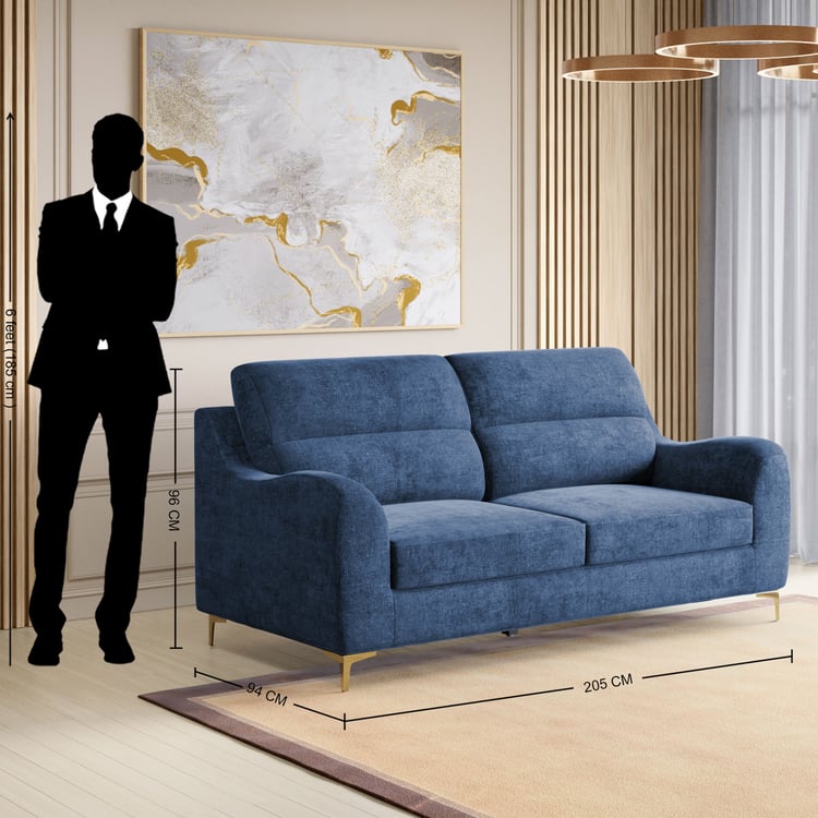 Bianca Chenille 3-Seater Sofa - Customized Furniture