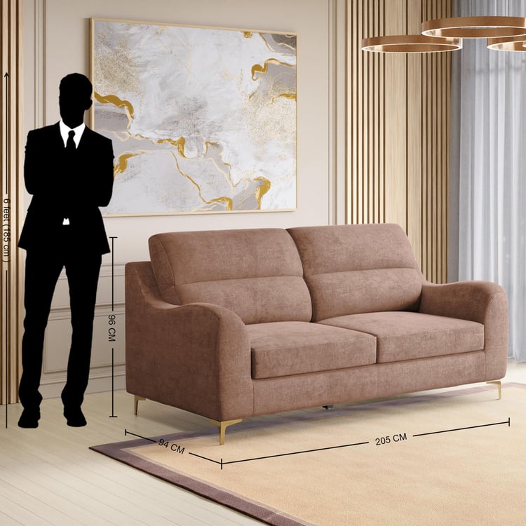 Bianca Chenille 3-Seater Sofa - Customized Furniture