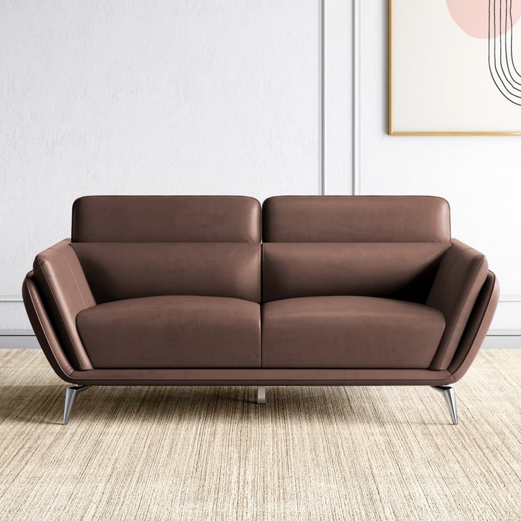 Marcello Half Leather 3-Seater Sofa - Customized Furniture