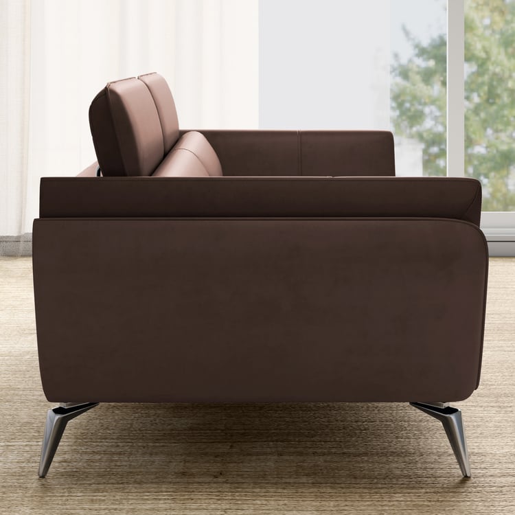 Marcello Half Leather 3-Seater Sofa - Customized Furniture