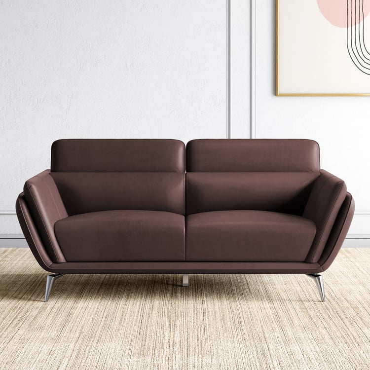 Marcello Half Leather 3-Seater Sofa - Customized Furniture