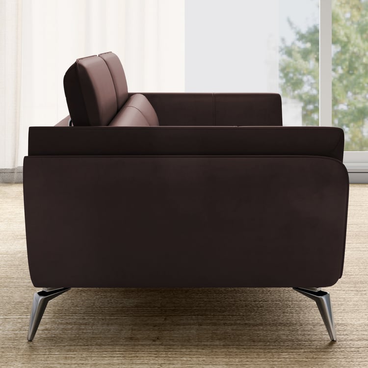 Marcello Half Leather 3-Seater Sofa - Customized Furniture