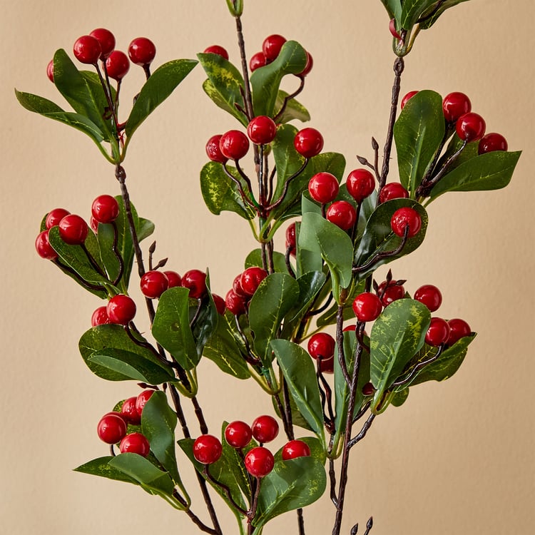 Fiesta Flurry Artificial Cherry with Leaves Stick - 102 cm