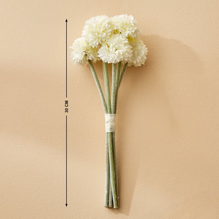 Fiesta Flurry Artificial Chrysanthemum Flower Sticks - 30cm