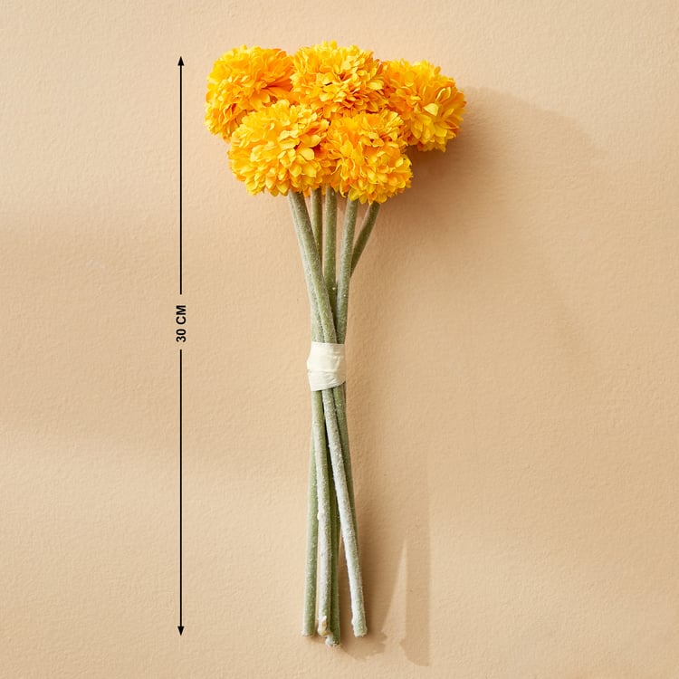 Fiesta Flurry Artificial Chrysanthemum Flower Sticks - 30cm