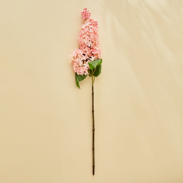Fiesta Flurry Fabric Artificial Lilac Flower Stick - 70cm