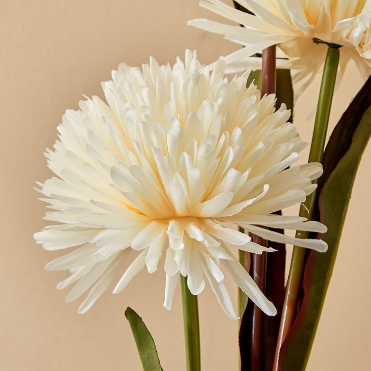 Fiesta Flurry Artificial Chrysanthemum Flower Stick - 110cm