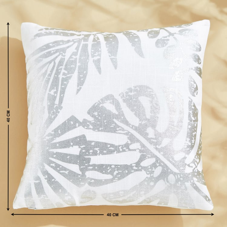 Celestial Set of 2 Foil Print Cushion Covers - 40x40cm