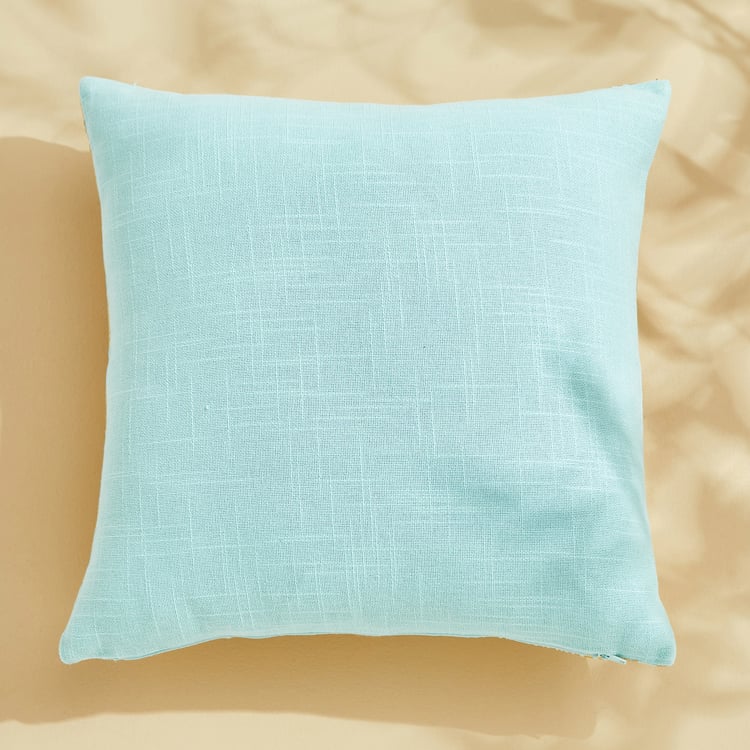 Celestial Set of 2 Geometric Foil Print Cushion Covers - 40x40cm