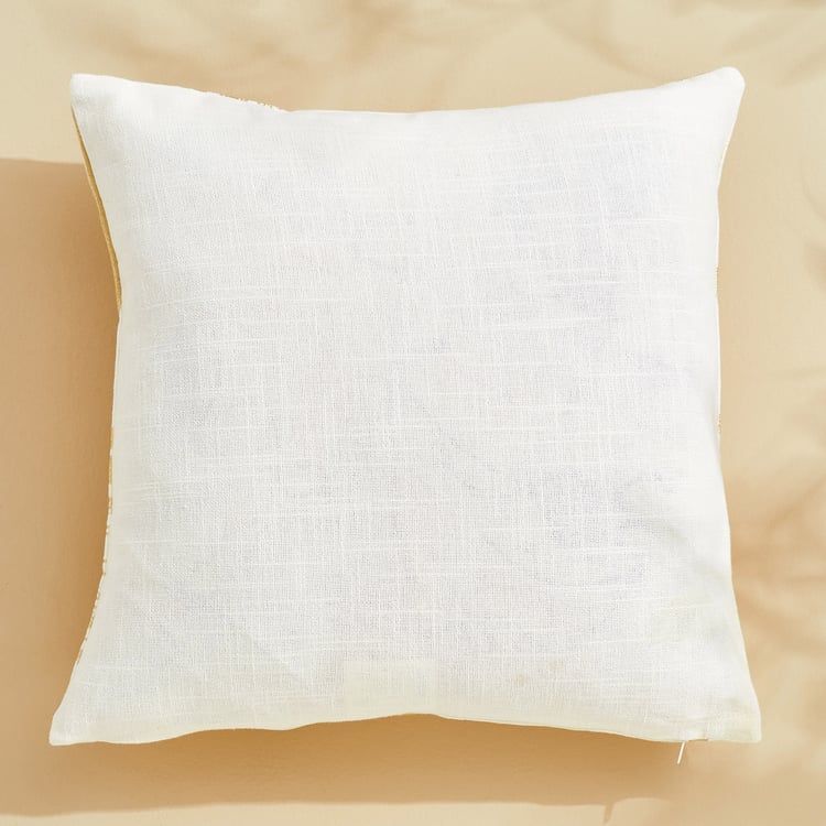 Celestial Set of 2 Foil Print Cushion Covers - 40x40cm