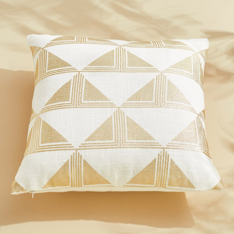 Celestial Set of 2 Foil Print Cushion Covers - 40x40cm