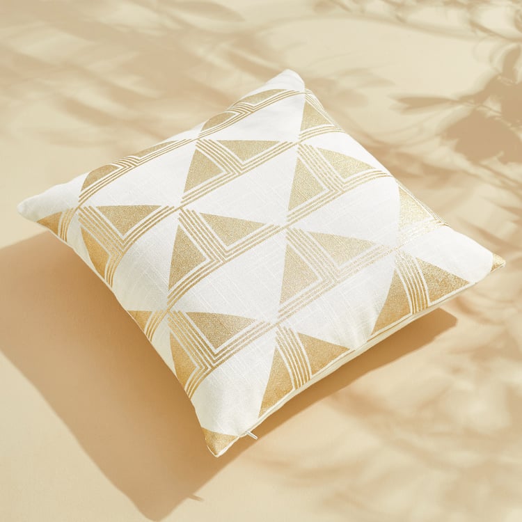 Celestial Set of 2 Foil Print Cushion Covers - 40x40cm