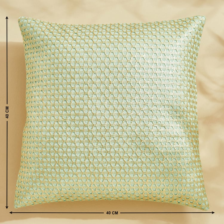 Celestial Set of 2 Foil Print Cushion Covers - 40x40cm