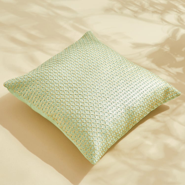 Celestial Set of 2 Foil Print Cushion Covers - 40x40cm