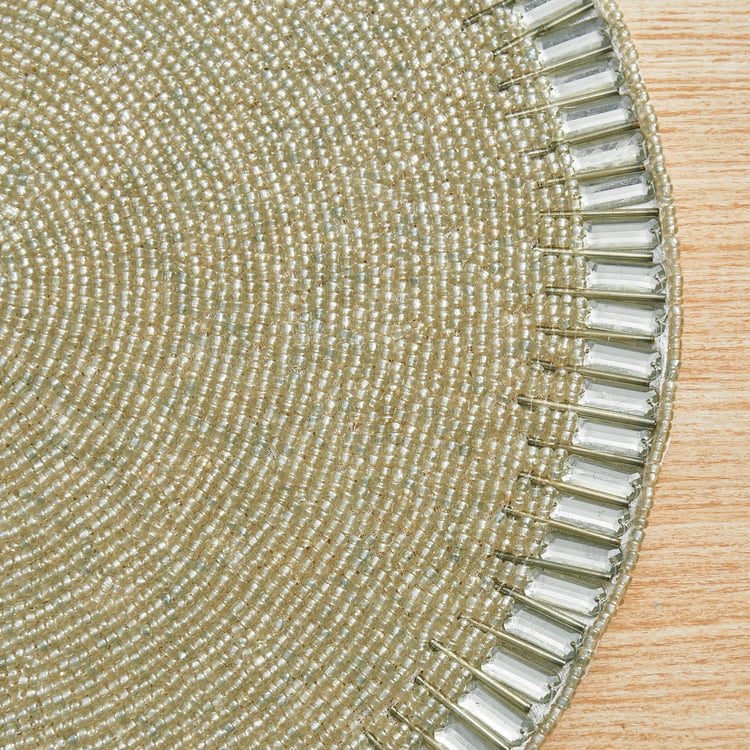 Drake Harvey Beaded Placemat