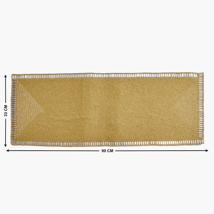 Drake Harvey Beaded Table Runner