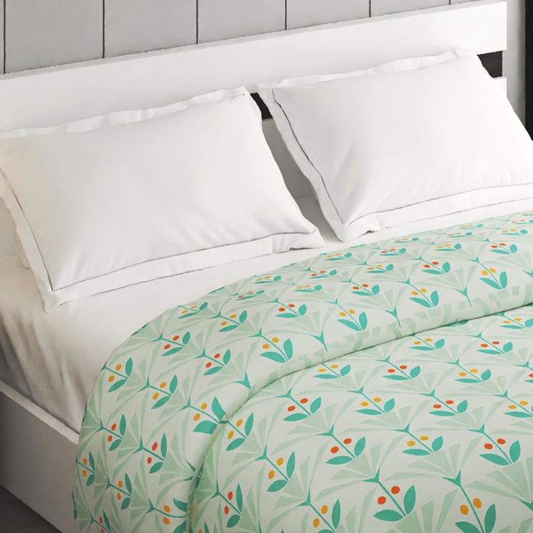 Corsica Gulmohar Printed Double Comforter