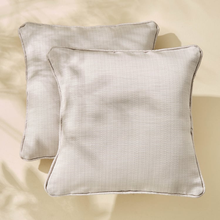 Corsica Lithic Set of 2 Cushion Covers - 40x40cm