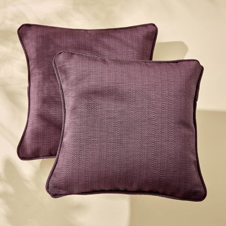 Corsica Lithic Set of 2 Cushion Covers - 40x40cm