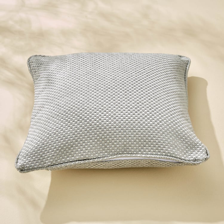 Corsica Petrous Pale Set of 2 Woven Cushion Cover - 40x40cm